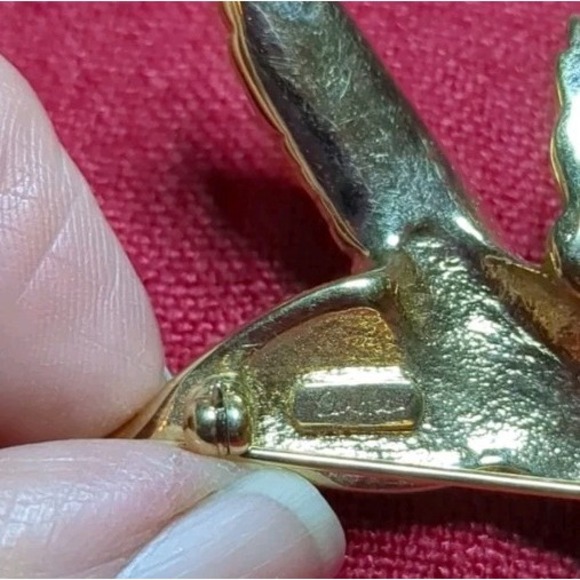 Hummingbird Brooch Pin Lot Of 3 Gold &‎ Silver Toned - Picture 10 of 11